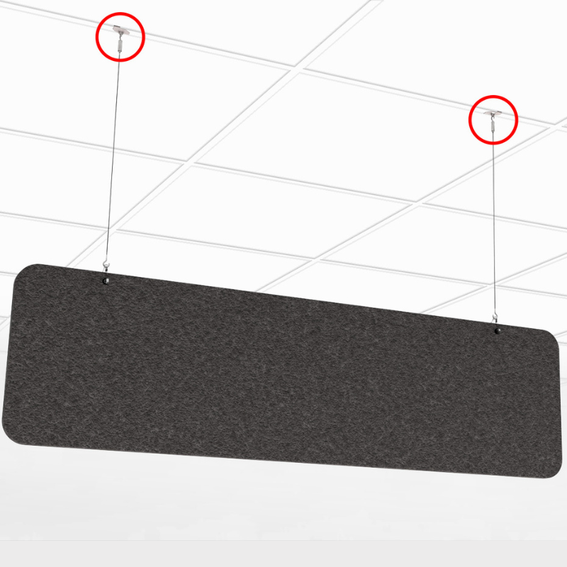 Panneaux acoustiques suspendus – Image 2